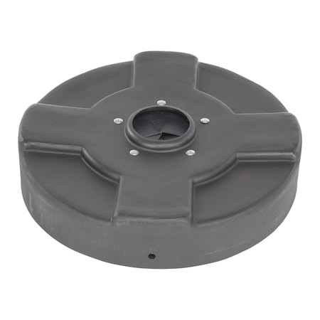 Vestil DRUM RECYCLING LID FLAPS 30 GAL BLACK DC-P-30-CANF-BK